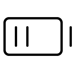 Battery Medium Thin Smiley – Icons