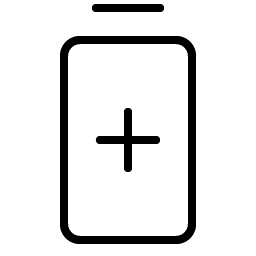 Battery Plus Vertical Thin Smiley – Icons