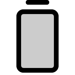 Battery Vertical Empty Duotone Smiley – Icons