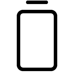 Battery Vertical Empty Light Smiley – Icons