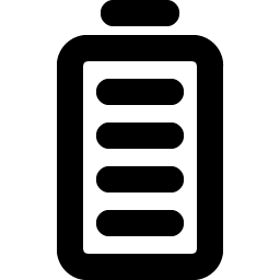 Battery Vertical Full Bold Smiley – Icons