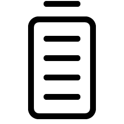 Battery Vertical Full Light Smiley – Icons