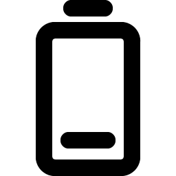 Battery Vertical Low Bold Smiley – Icons