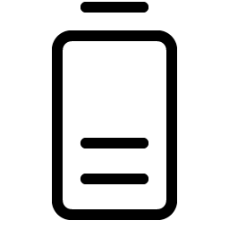 Battery Vertical Medium Light Smiley – Icons