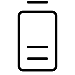 Battery Vertical Medium Thin Smiley – Icons