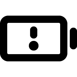 Battery Warning Bold Smiley – Icons