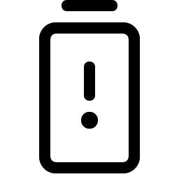 Battery Warning Vertical Smiley – Icons