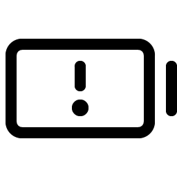 Battery Warning Smiley – Icons
