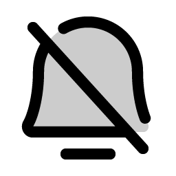 Bell Simple Slash Duotone Smiley – Icons