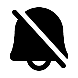 Bell Slash Fill Smiley – Icons