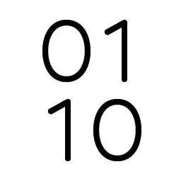 Binary Thin Smiley – Icons