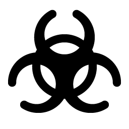 Biohazard Fill Smiley – Icons