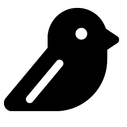 Bird Fill Smiley – Icons