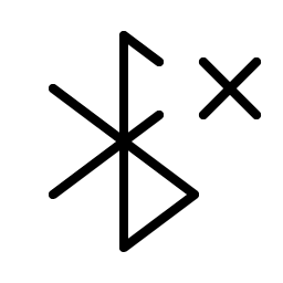 Bluetooth X Thin Smiley – Icons