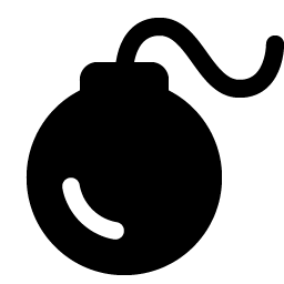 Bomb Fill Smiley – Icons