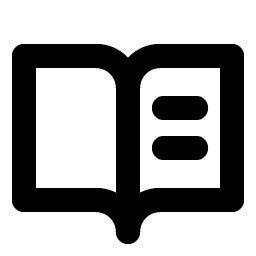 Book Open Text Bold Smiley – Icons