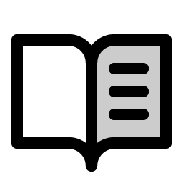 Book Open Text Duotone Smiley – Icons