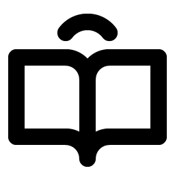 Book Open User Bold Smiley – Icons