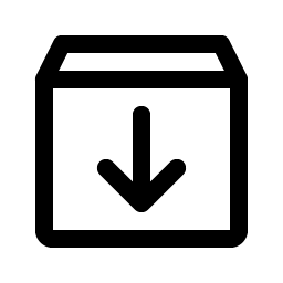 Box Arrow Down Smiley – Icons