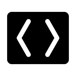 Brackets Angle Fill Smiley – Icons