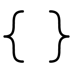 Brackets Curly Thin Smiley – Icons