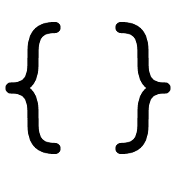 Brackets Curly Smiley – Icons