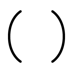 Brackets Round Thin Smiley – Icons