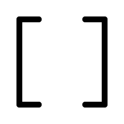 Brackets Square Light Smiley – Icons