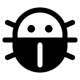 Bug Fill Smiley – Icons