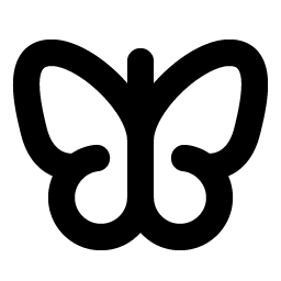 Butterfly Bold Smiley – Icons