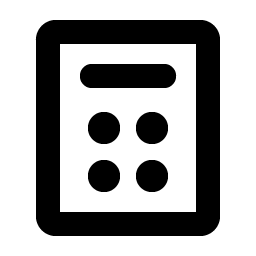 Calculator Bold Smiley – Icons