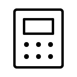 Calculator Thin Smiley – Icons