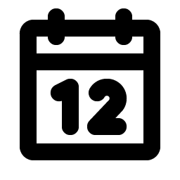 Calendar Bold Smiley – Icons