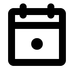 Calendar Dot Bold Smiley – Icons