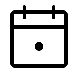 Calendar Dot Light Smiley – Icons