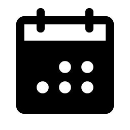 Calendar Dots Fill Smiley – Icons