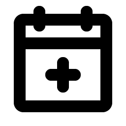 Calendar Plus Bold Smiley – Icons