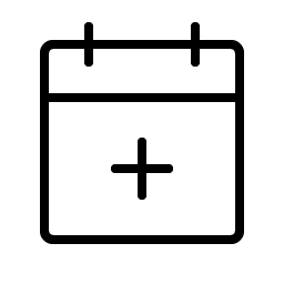Calendar Plus Thin Smiley – Icons