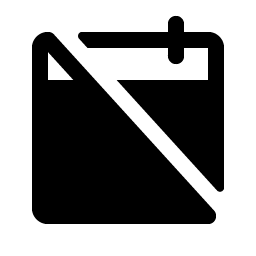 Calendar Slash Fill Smiley – Icons