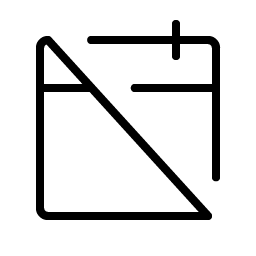Calendar Slash Thin Smiley – Icons
