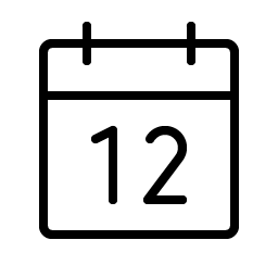 Calendar Thin Smiley – Icons