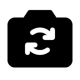 Camera Rotate Fill Smiley – Icons