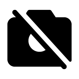 Camera Slash Fill Smiley – Icons