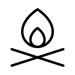 Campfire Thin Smiley – Icons