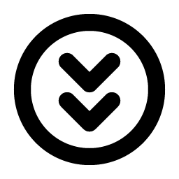 Caret Circle Double Down Bold Smiley – Icons