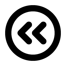 Caret Circle Double Left Bold Smiley – Icons