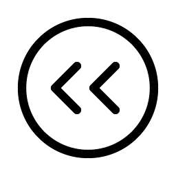 Caret Circle Double Left Light Smiley – Icons