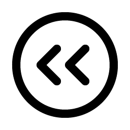 Caret Circle Double Left Smiley – Icons
