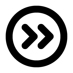 Caret Circle Double Right Bold Smiley – Icons