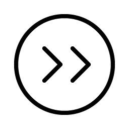 Caret Circle Double Right Thin Smiley – Icons